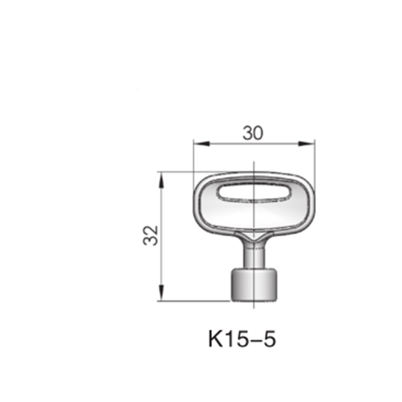 MS816-3S-2 vierkante 6 * 6 mm slotcilinder compressiegrendelsloten MS816-3S-2 vierkante 6 * 6 mm slotcilinder compressiegrendelsloten
