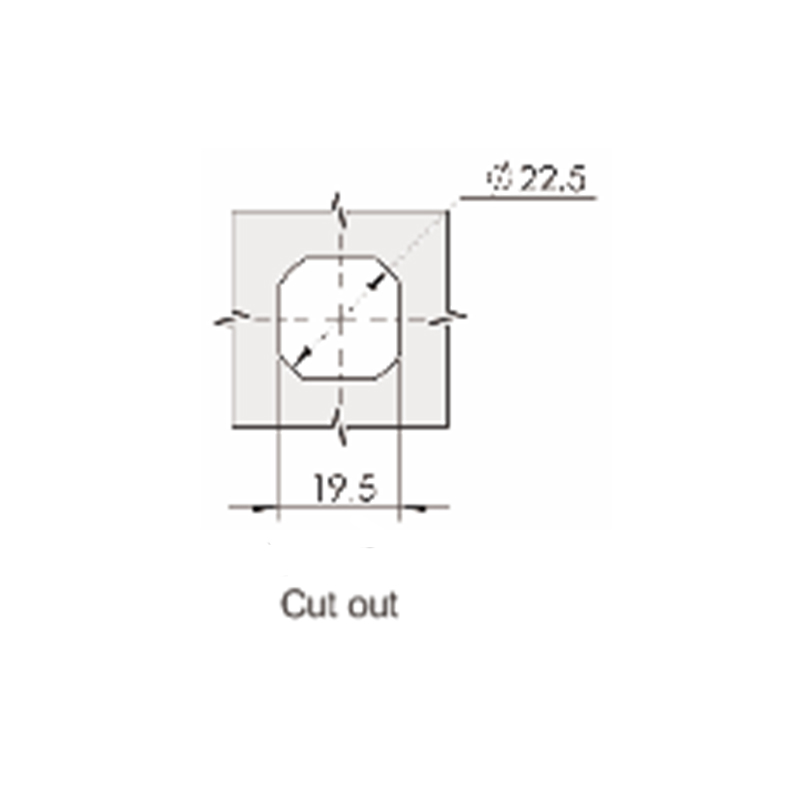 MS816-1F-1 Driehoekige 8 mm slotcilinder Anti-diefstal compressiegrendelsloten MS816-1F-1 Driehoekige 8 mm slotcilinder Anti-diefstal compressiegrendelsloten