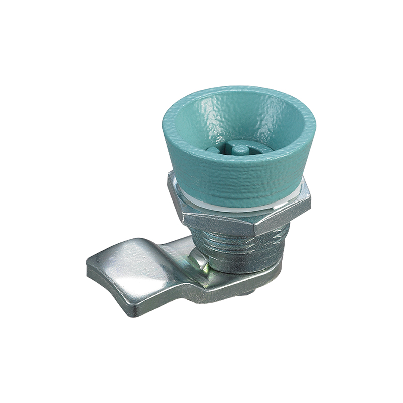 MS705-K01 Pauwgroene spray Cilindrische sloten met plastic handvat