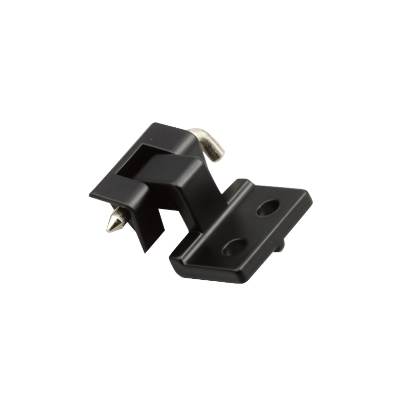 CL255 127g 2 mm deurpaneel gespoten zwarte zinklegering cassettescharnieren