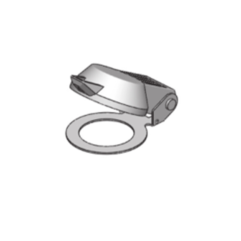 DP001 Chrome ZDC stofkap waterdichte afdekking slotaccessoires