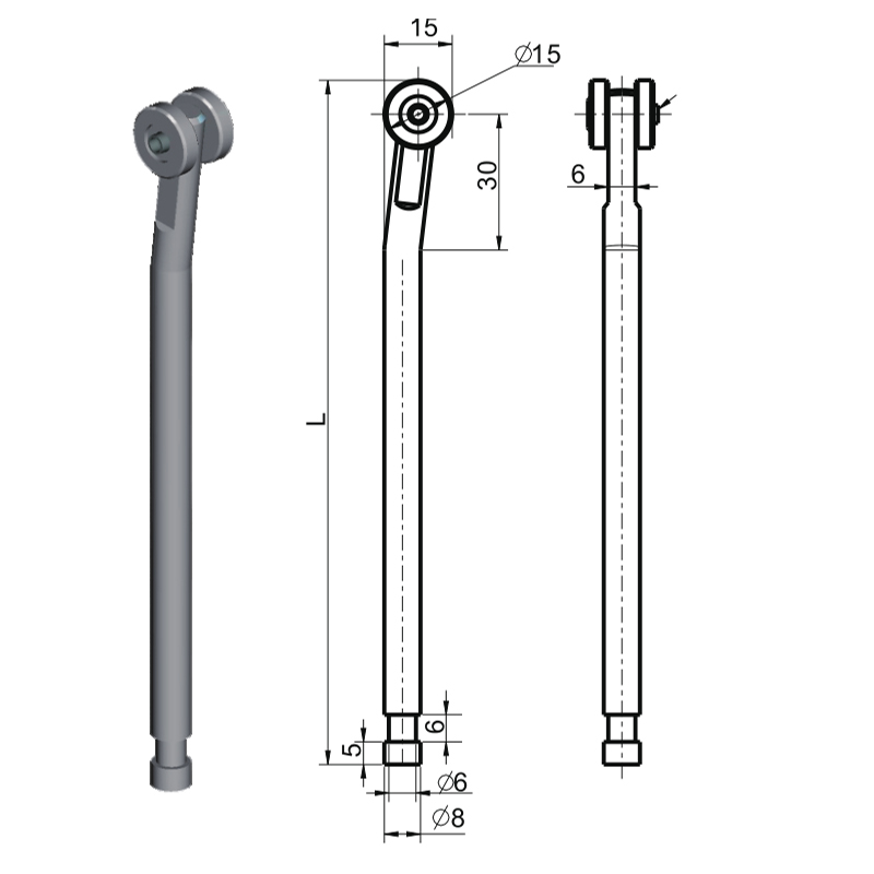 LG002A Accessoires voor industriële drijfstangen