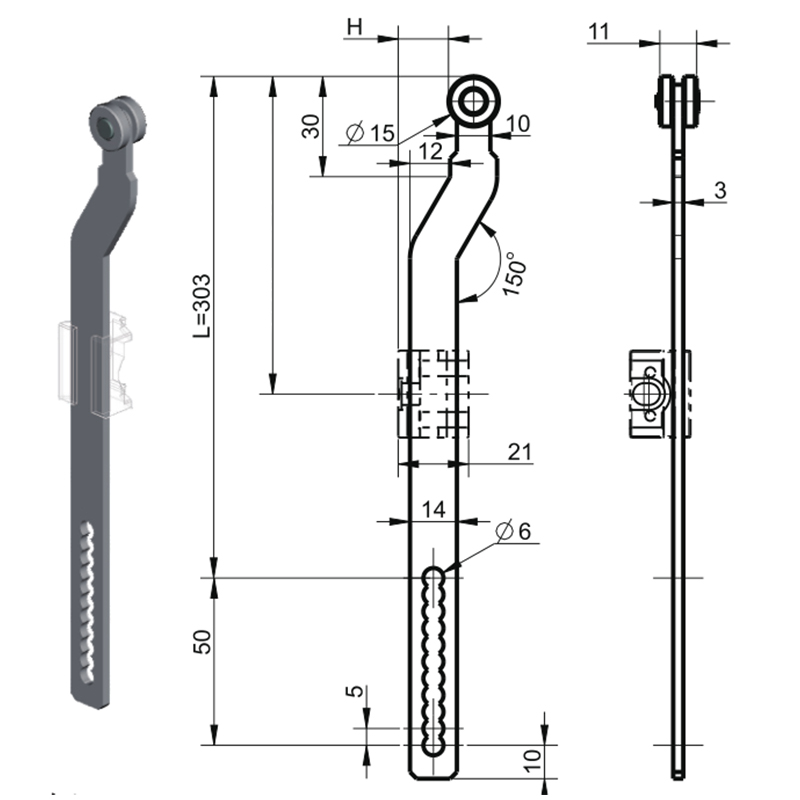 LG006-C Drijfstangaccessoires voor meerdere modellen